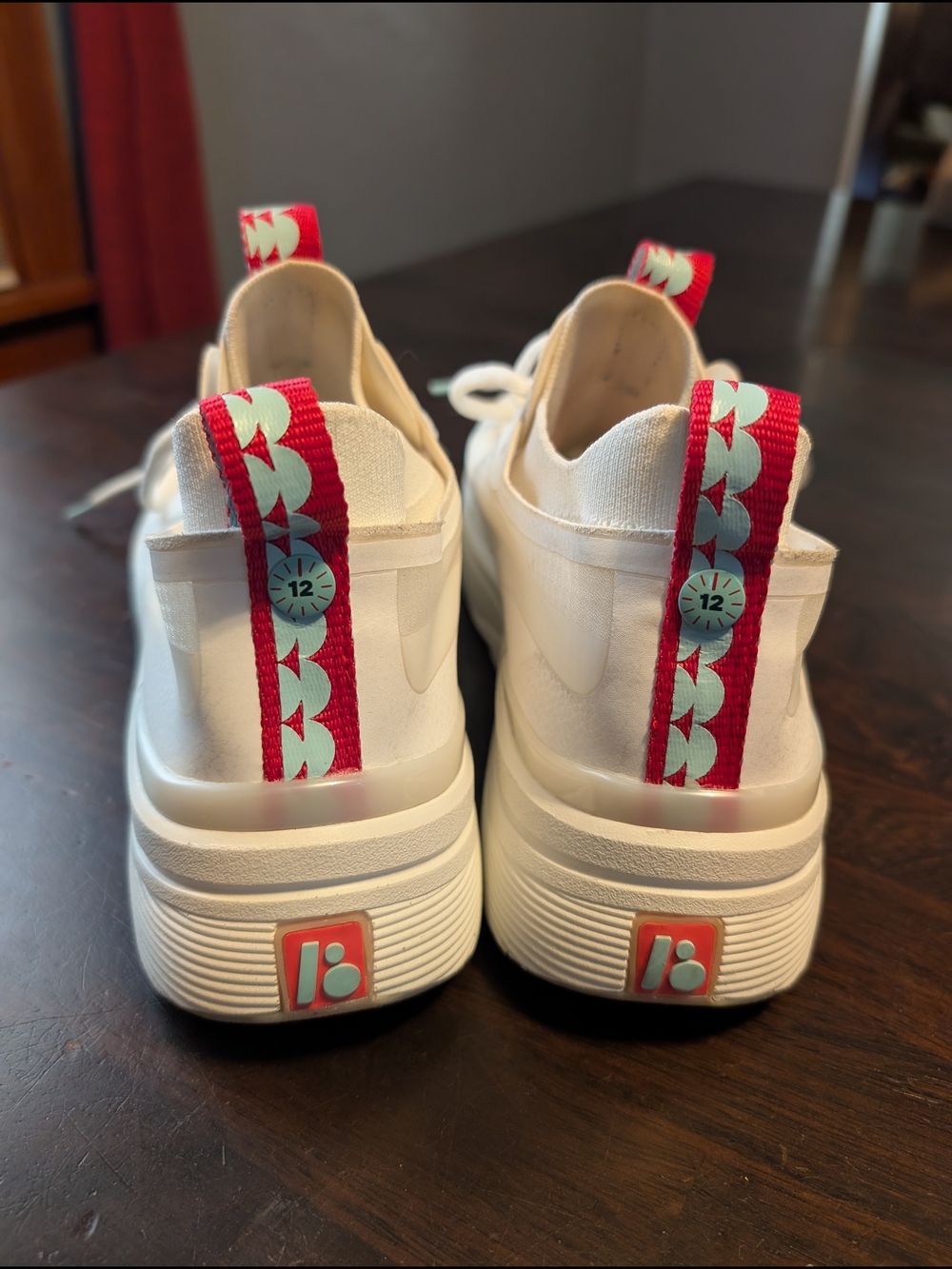 Bala Twelves Flow White Healthcare Sneakers, Women's 11/Men's 10, EUC - Picture 3 of 6